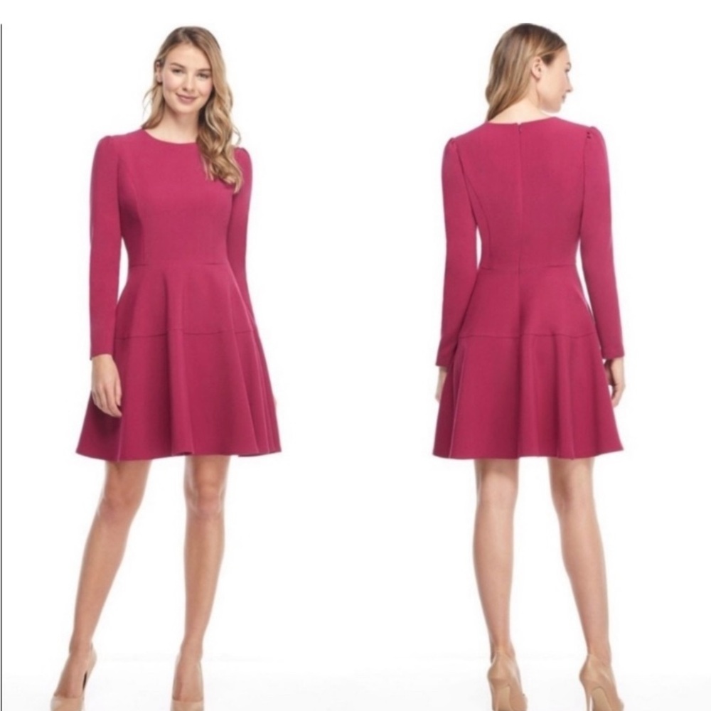 Gal Meets Glam Celeste Fit and Flare Dress Size 4 - Picture 2 of 9
